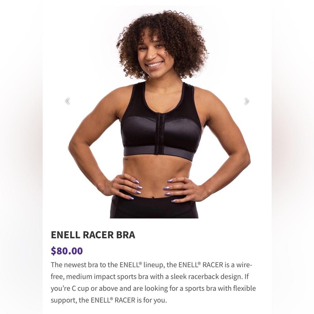 Enell Racer Bra - Black